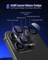 for iPhone 15 Pro/iPhone 15 Pro Max Camera Lens Protector, Clear Acrylic Plus Aluminium Alloy Ring 9H Tempered Glass Screen Camera Cover for iPhone 15 Pro Max/iPhone 15 Pro, Colorful