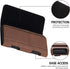 Mopaclle Phone Holster for iPhone SE (2020), iPhone 8 7 6 6s Leather Belt Case with Clip, Compatible with iPhone 12 Mini