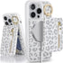 iPhone 11 Pro Max Case with Card Holder, Wallet for Women, MagSafe Compatible Detachable 2-in-1 for Men - White Leopard