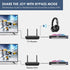 SIMOLIO Bluetooth Transmitter Receiver for TV Home Stereo, aptX Low Latency & HD Long Range Audio Adapter for 2