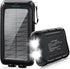 Kepswin Solar-Charger-Power-Bank-49800mAh Flashlight/15W Pack Portable Solar Phone Charger with LED Fast Charge USB C