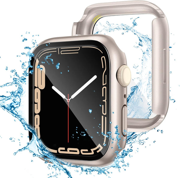 Tensea Waterproof Apple Watch Screen Protector Case SE2 Series SE 6 5 4 40mm, iWatch Protective PC Face Cover