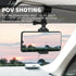 Car Sun Visor Mount for Insta360 X4 X3 X2, DJI Osmo Pocket 3, Action 4 3, with Phone Clip for Vlog/Video POV