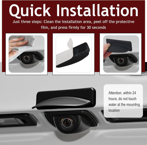 KIFIDAN 2026 New Backup Camera Rain Shield,Silicone Reverse Camera for Car Rain Guard with Extended Design,Waterproof