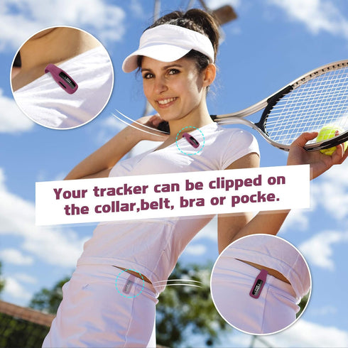 4-Pack Clip Case Compatible with Fitbit Inspire 2/3, Soft Silicone Clip Clasp Accessory
