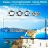 Samsung Galaxy S22 Ultra Camera Lens Protector - 5+5 Pack, Glitter Bling, Tempered Glass, Phone Case Friendly (Silver)