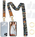 Goth Phone Lanyard Crossbody Strap, Gothic Bookshelf Cell Phone Lanyards for around