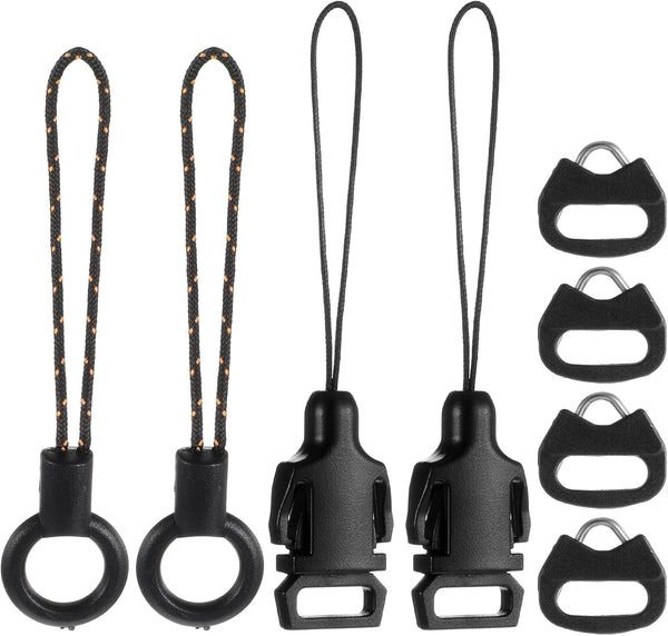 HJZHII 8 Pcs Quick Release Buckle for DSLR Camera Strap, Triangle Loops Adapter
