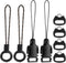 HJZHII 8 Pcs Quick Release Buckle for DSLR Camera Strap, Triangle Loops Adapter
