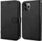 Bocasal Compatible with iPhone 12 Pro Max Wallet Case, PU Leather Kickstand Protective Wrist Strap Cover
