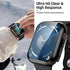 Goton Waterproof Case for Apple Watch Screen Protector 45mm Series 7 8 9, Tempered Glass Face Cover for iWatch