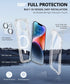 iPhone 14 Plus Case - Magnetic, Clear, Full Body Shockproof, Built-in Screen & Camera Lens Protectors, MagSafe