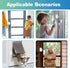 HENDUN Wireless Remote Door Alarm for Windows, Magnetic Security Sensor, Pool Safety for Kids, Alzheimer's Care