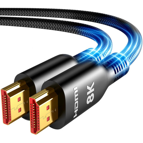 Highwings Long HDMI Cable 25FT, 8K 4K HDMI 2.1 Cord Ultra High