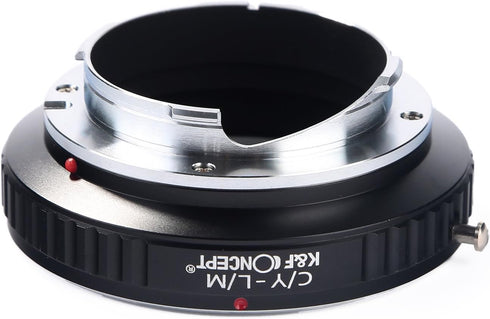 K&F Concept Lens Mount Adapter for Contax Y Mount to Leica M Lens Camera Body
