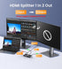 avedio links 8K 2.1 4K@120Hz 8K@60Hz, 2 1 2 1 PS5 HDMI Switch Bi-Directional in Out HDMI Switcher with Remote, Aluminum