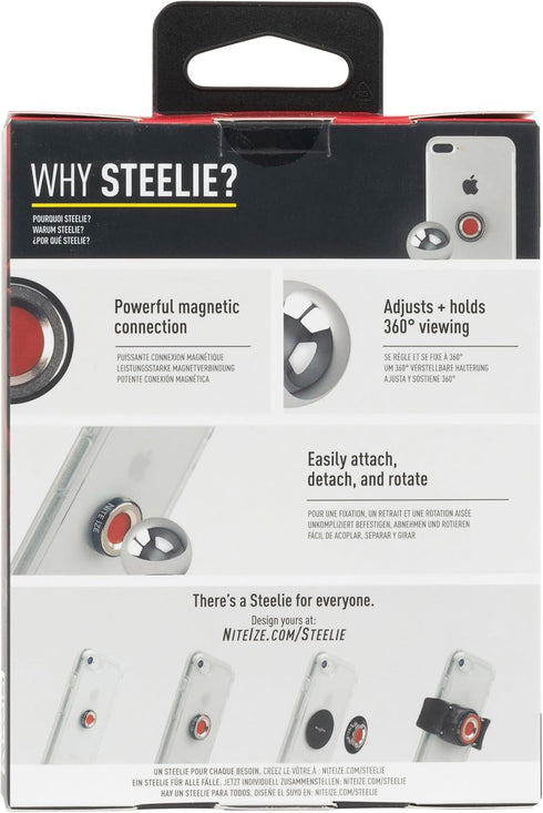 Nite Ize Steelie Vent Kit, Magnetic Cell Phone Holder for Car Vents, Phone Mount