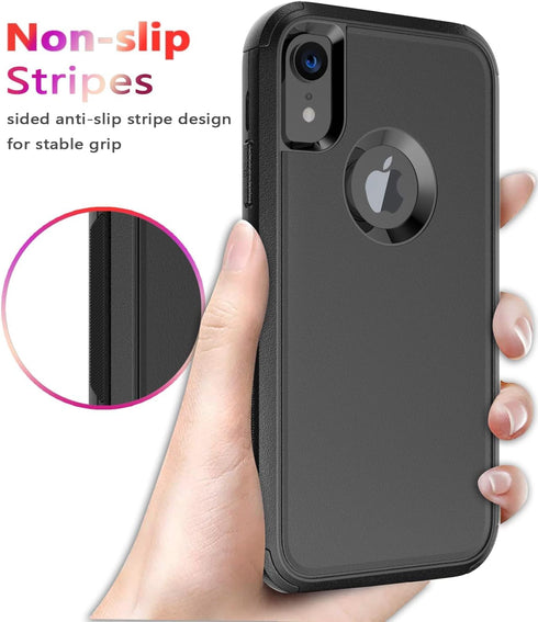 Diverbox Heavy Duty Case for iPhone XR - Shockproof, Dropproof, Dust-Proof Protection Cover for Apple iPhone Xr.