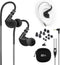 MEE audio M6 Sport Wired Earbuds, Noise Isolating, Sweatproof Earphones for Running/Gym/Workouts, Black