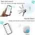 Key Finder, Bluetooth Tracker Item Locator with Key Chain for Keys, Wallets, and Tablets (White, 1 Pack)