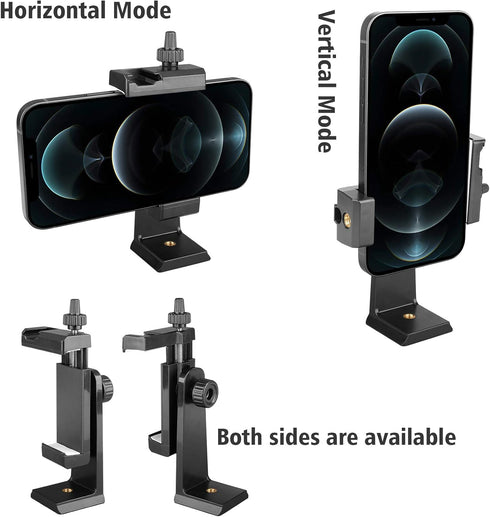 Phone Vlogging Holder, Cell Phone Camera Handle Grip Stabilizer, Ergonomic Smartphone Video Stabilizer with Cold Shoe