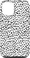 Dalmatian Animal Print Black and White Case for iPhone 12/12 Pro