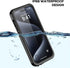 Waterproof Case for 15 Pro Max - Shockproof IP68 Full-Body Sturdy Case with Built-in Screen Protector, Durable