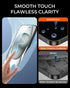 DIMONCOAT 4-PACK iPhone 15 Screen Protector, Auto Alignment Kit, Tempered Glass 10X Military Protection, Case Friendly
