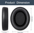 Replacement Ear Pads for Beats Studio Pro, Soft Protein Leather & Memory Foam Earpads for Headphones Accessories