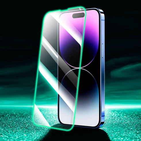 2 Pack Tempered Glass Screen Protector for iPhone 14 Pro Max (6.7") - Luminous, HD Clear, Easy Install, Strong