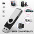 AreTop 2GB 10 Pack USB2.0 10 USB Flash Drive Pen Drive Memory Stick Pendrive Thumb Drives Bulk for Fold Data Storage