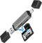 SABRENT SD Card Reader USB C & USB A, Micro SD Card Reader,