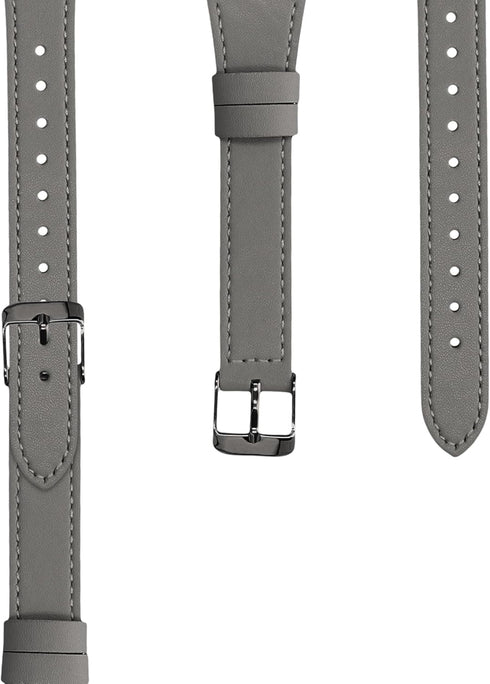 kwmobile Real Leather Watch Strap for Xiaomi Redmi Watch 3 Active/Redmi Watch 3 Lite, Replacement Sports Wristband