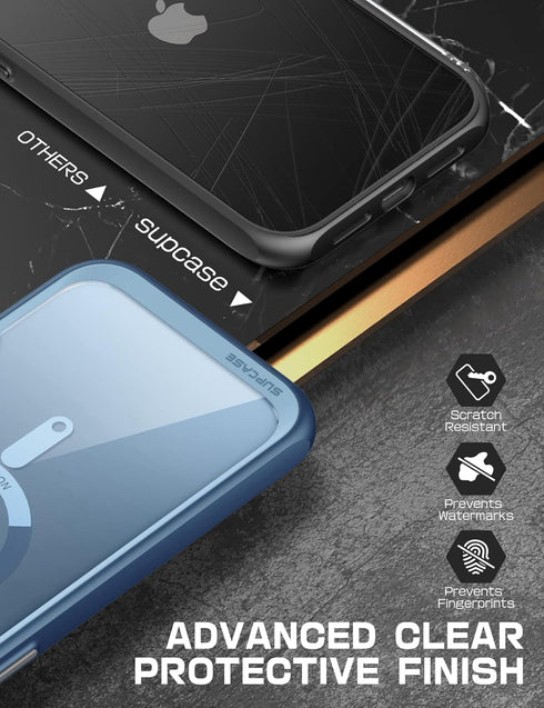 SUPCASE iPhone 13 Pro Max Case - Unicorn Beetle Mag, Military-Grade Protection, Slim Clear Magnetic Shockproof