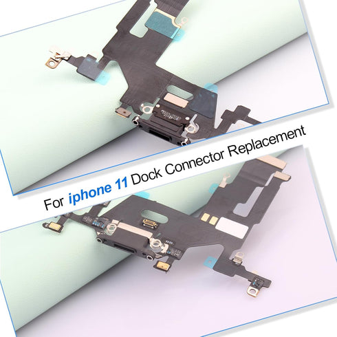 Charger Dock Connector for iPhone 11, Charging Port Replacement USB Charger Board Flex Cable Parts