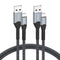 FEMORO Micro USB Cable 3ft 2 Pack, USB Type A to Micro USB 2.0 Charger Cables for Data Transfer, Compatible with