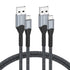 FEMORO Micro USB Cable 3ft 2 Pack, USB Type A to Micro USB 2.0 Charger Cables for Data Transfer, Compatible with