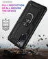 for Samsung Galaxy S20 FE Case with Screen Protector, Military Grade 16ft Drop Tested Cover, Black