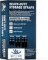 Heavy Duty Storage Straps - 6 Pack: 2 Medium, 2 Large, 2 XL - Extension Cord Ties - Storage Strap - By Watt's Wire by Watt's Wire