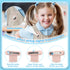 4 Pack Hidden Pin Airtag Holders with 1 Airtag Bracelet, Waterproof Silicone for Kids and Luggage
