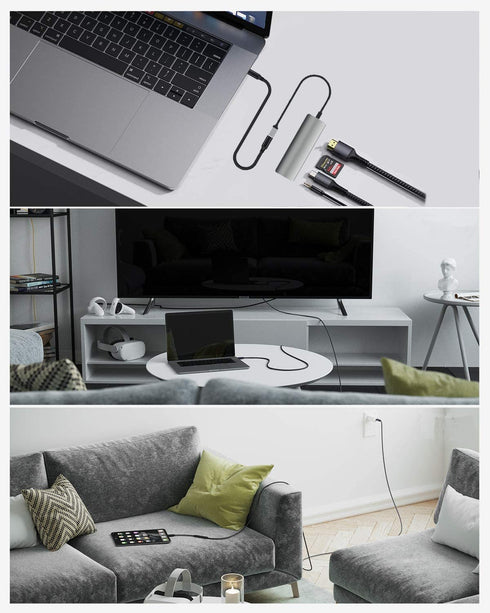1.6FT USB C Male to Female Extension Cable, Type C USB 3.1 Gen 2, 10Gbps Data, 100W Charging for MacBook Pro, iPad Pro,