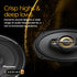 PIONEER TS-A301TW, 20mm Dome Component Tweeter Car Speaker, Precise Upper Range, Clear Sound Quality, Easy