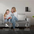 ERA100 Shelf Wall Mount, Black, Compatible with Sonos ERA 100 Speaker, Bracket and Cord Management