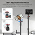 Mechrig 360 1/4" (811002) Camera Desk Mount Table Stand with Ball Head, Table Light Stand with Screw & C Clamp, Webcam