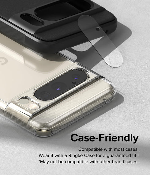 Ringke Camera Glass for Google Pixel 8 Pro - Multi-Layer Tempered Glass Lens Protector, 3 Pack.