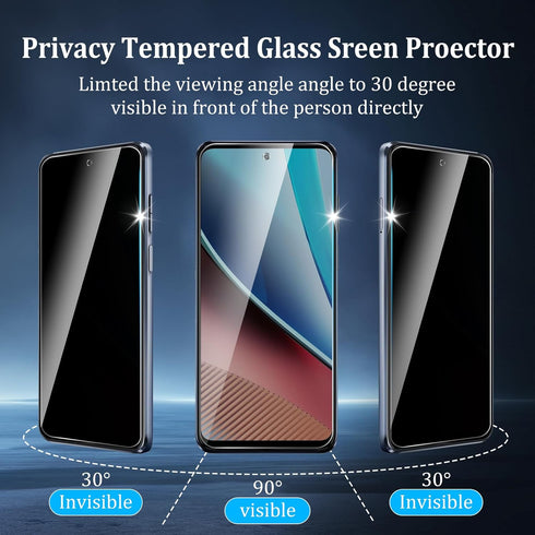 2 Pack Screen Protector for Motorola Moto G Stylus 2023 5G + 2 Pack Camera Lens Protector, Anti-Spy Tempered Glass Film.