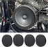 4PCS 6.5 Speaker Rings, Self Adhesive Foam for Enhancing Stereo Sound, High Resilience Speaker Baffles