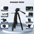 MoKo 70" Camera Tripod for iPad, iPhone, DSLR, SLR, with Travel Bag, Phone Holder, Wireless Remote, and Webcam