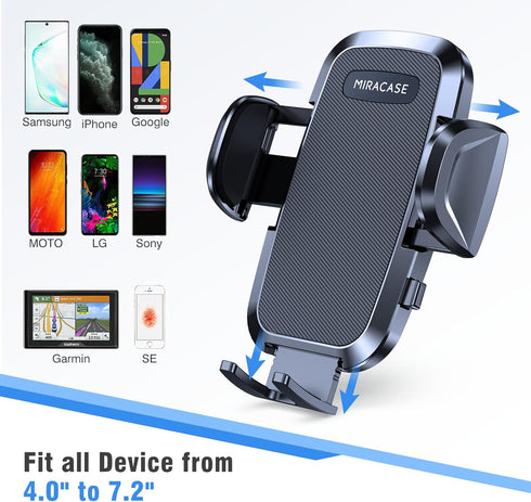 Miracase Cup Holder Phone Mount for Car, Universal Phone Holders, Gooseneck Adjustable Car Cup Cell Phone Mount for All