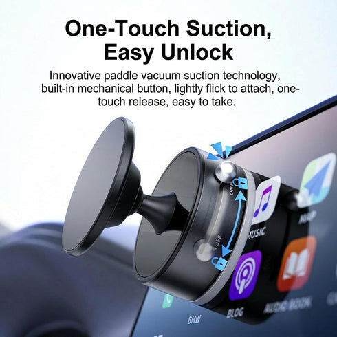 AYAHAIR 360degrees 17 N52 16 15 14 13 12 Vacuum Magnetic Car Phone Mount Rotation Phone Holder for Car Magnets Strong